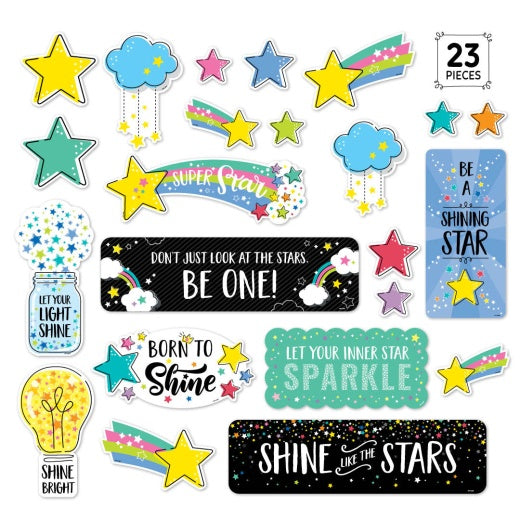 Star Bright Positive Thinking Mini Bulletin Board