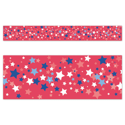 Core Decor Patriotic Stars EZ Border