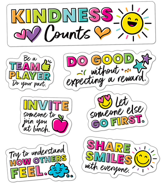 Kindness Counts Mini Bulletin Board Set - 15 pieces