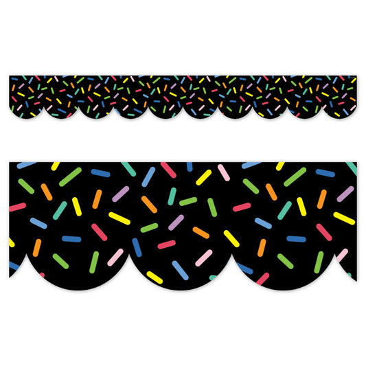 Core Decor Sprinkles on Black EZ Border