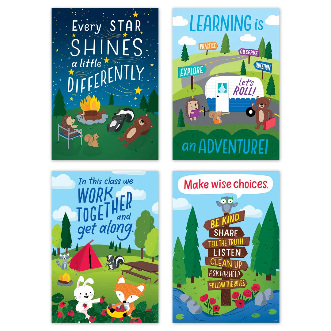 Woodland Friends Inspire U 4-Poster Pack
