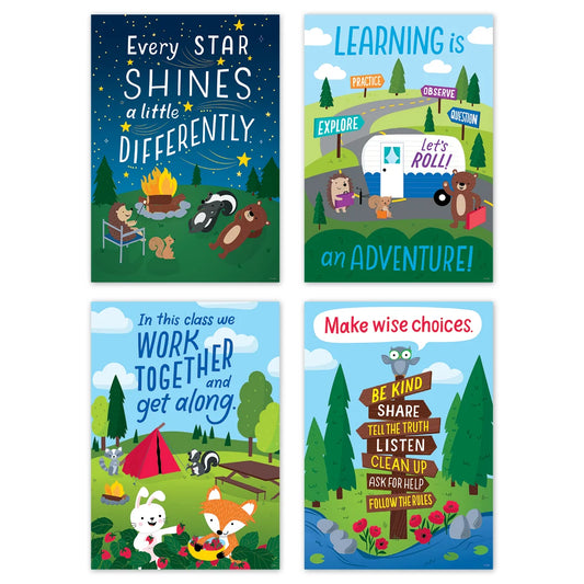 Woodland Friends Inspire U 4-Poster Pack