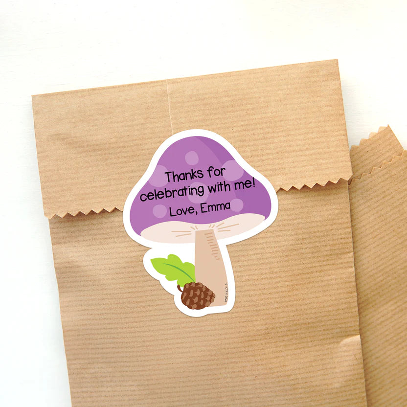 Woodland Friends Mushrooms 3 Inch Designer Cut-Outs