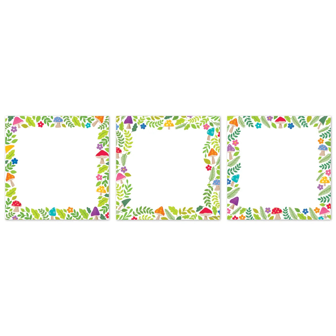 Woodland Friends Mushroom Medley Cards 6 Inch Designer Cut-Outs
