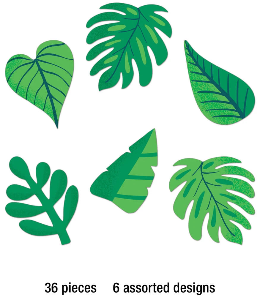 Tropical Leaves Cutouts