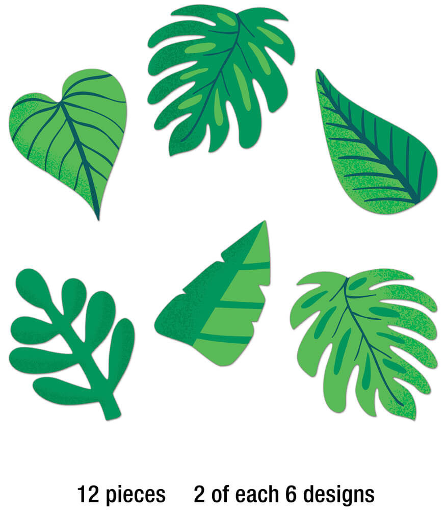 Tropical Leaves Extra Large Cutouts