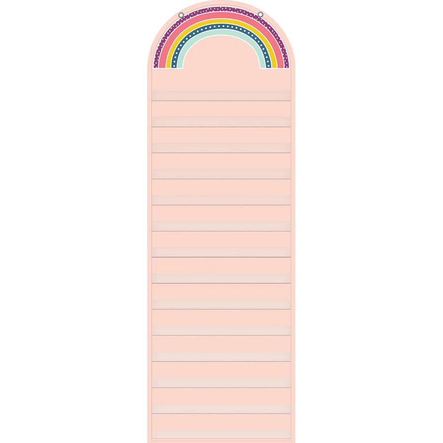 Oh Happy Day Rainbow 14 Pocket Chart