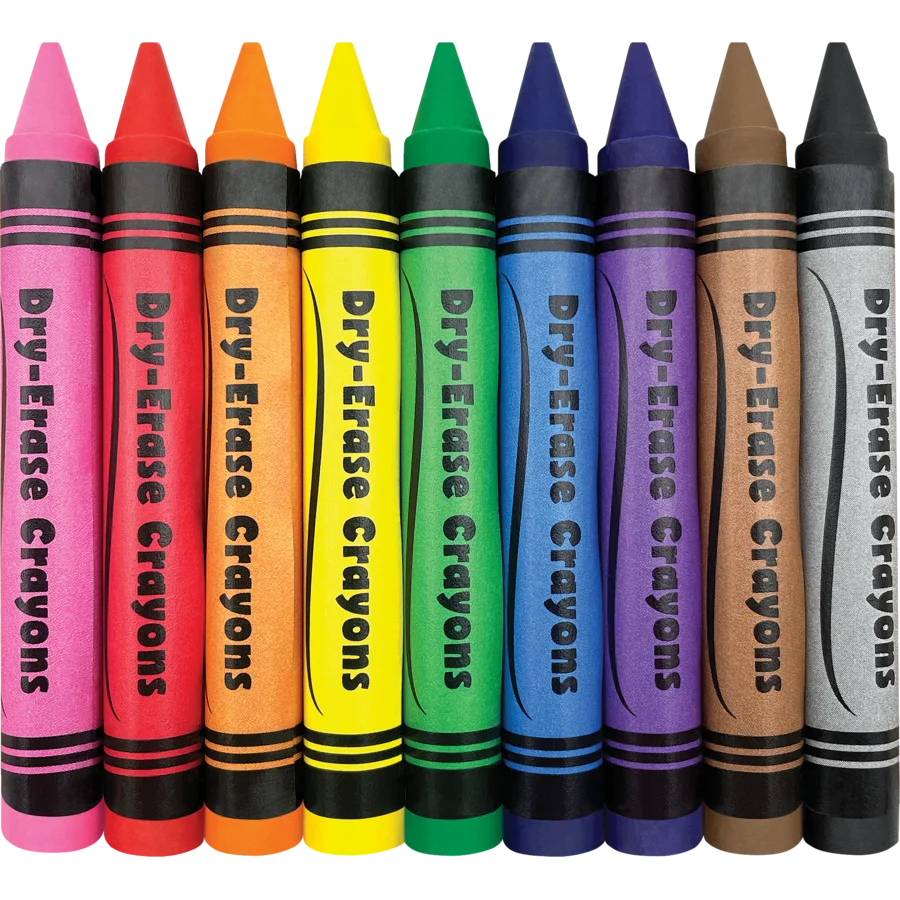 Colorful Dry-Erase Crayons