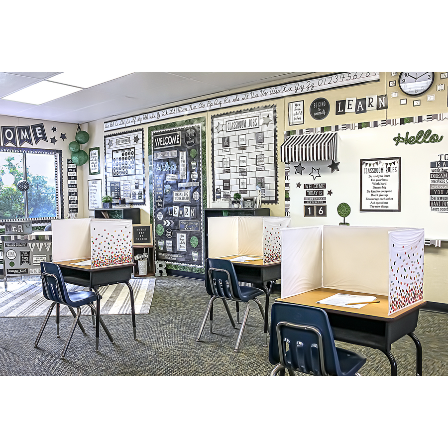 Confetti Classroom Privacy Screen