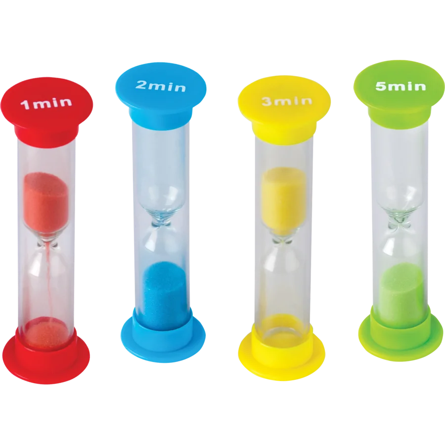 Small Sand Timers Combo 4-Pack