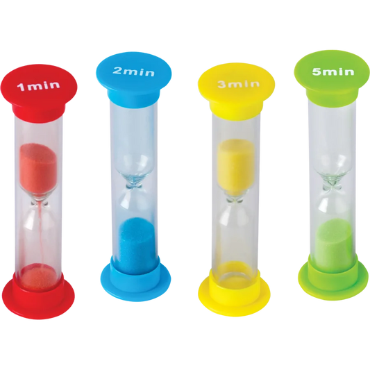 Small Sand Timers Combo 4-Pack