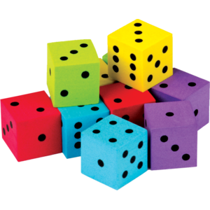 Colorful Dice 5-Pack