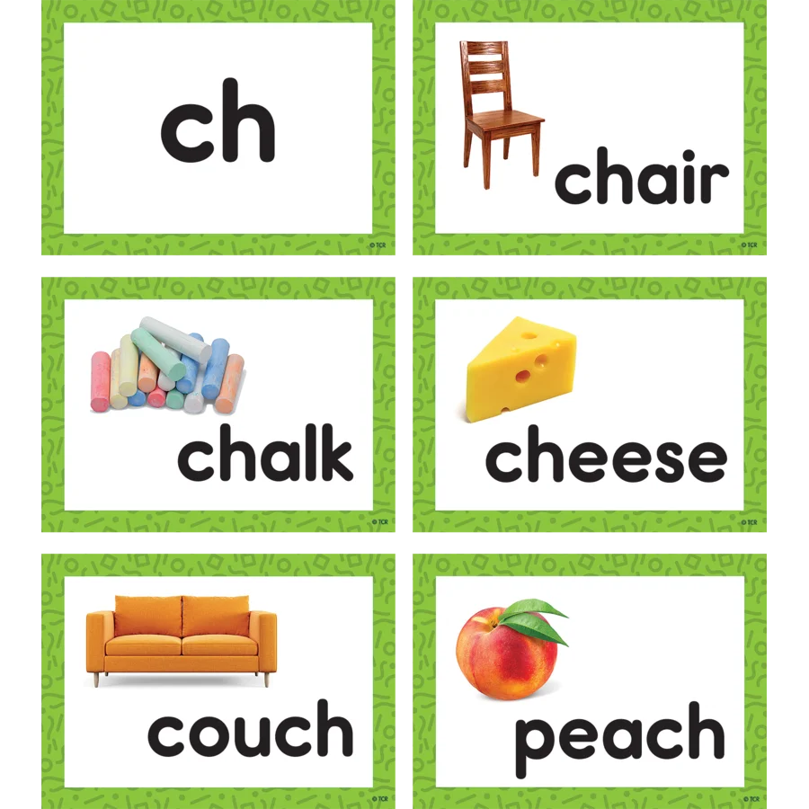Consonant Blends and Digraphs Pocket Chart Cards