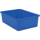 Blue Large Plastic Storage Bin