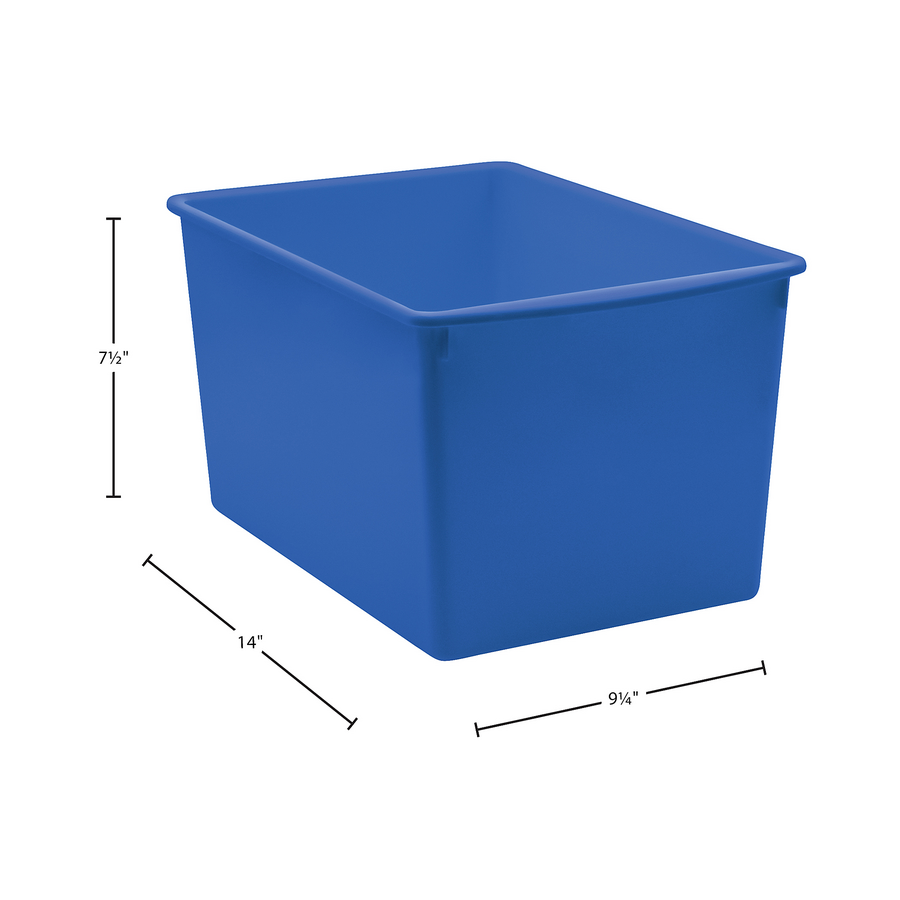 Blue Plastic Multi-Purpose Bin