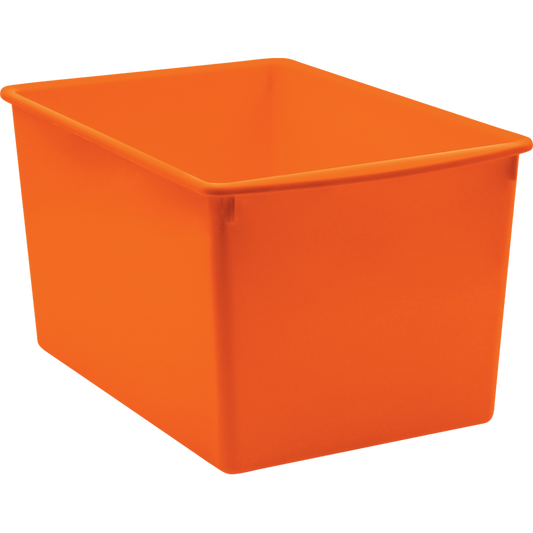 Orange Plastic Multi-Purpose Bin