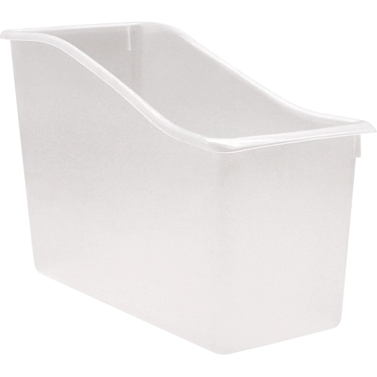 Clear Plastic Book Bin