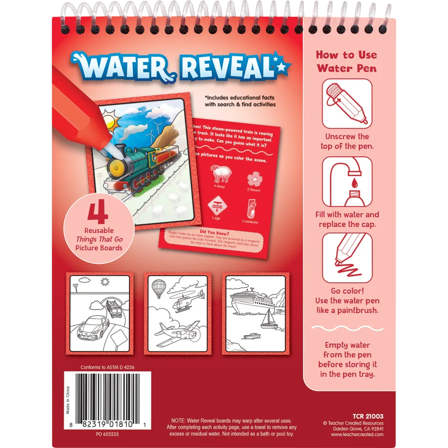 Things That Go Water Reveal