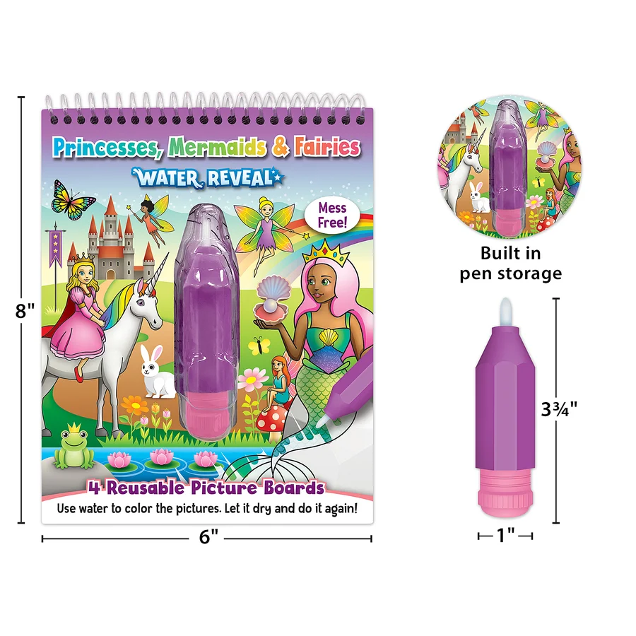 Princesses, Mermaids & Fairies Water Reveal