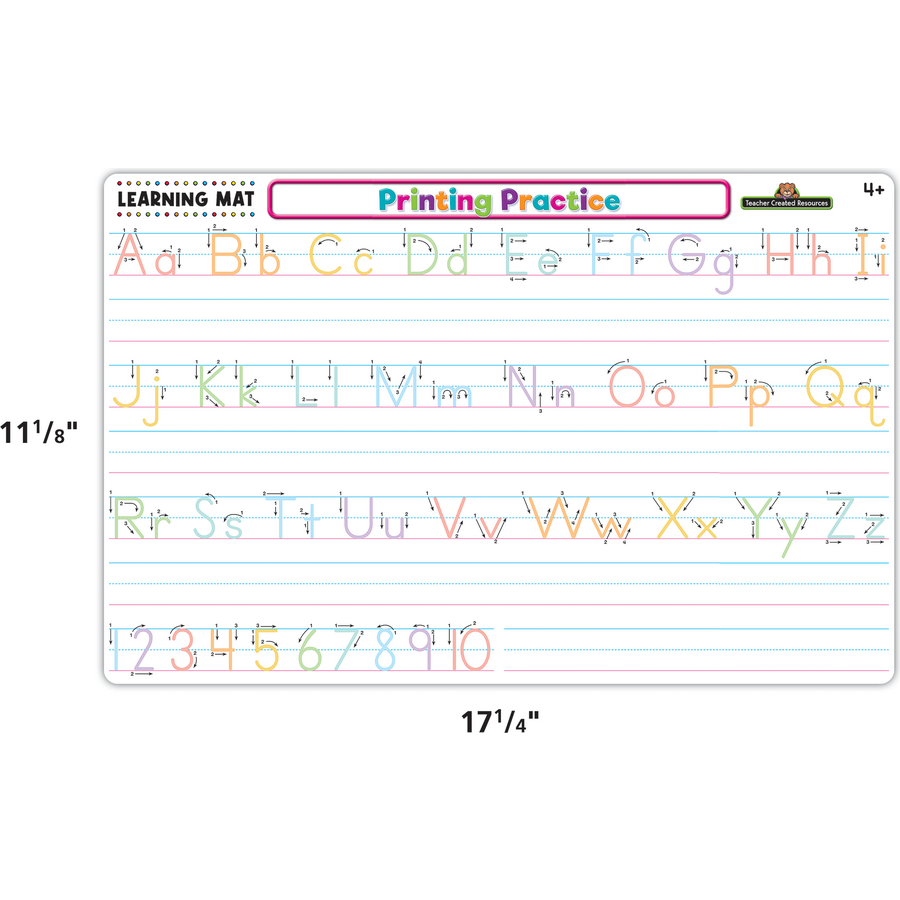 Printing Practice Learning Mat