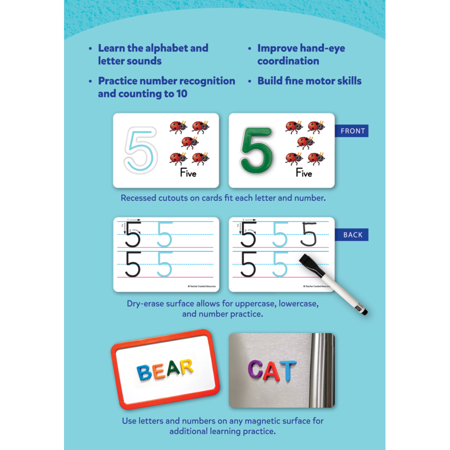 Alphabet & Numbers Learning Cards