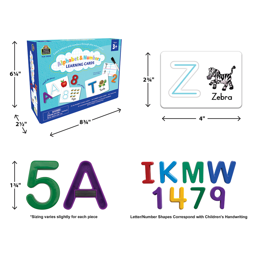 Alphabet & Numbers Learning Cards