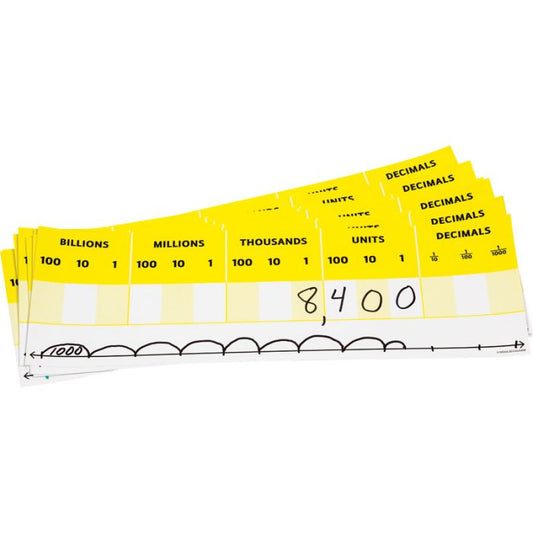 Desktop Place Value Cards, set of 10