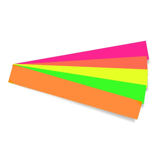 Fluorescent Sentence Strips – Card Stock – 3″ x 22″ – 25 Pcs.