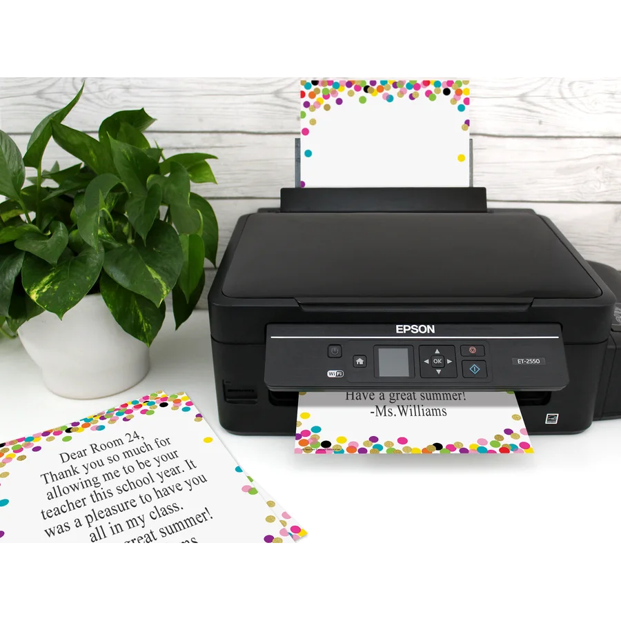 Confetti Computer Paper