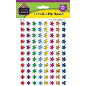 Smiley Stars Mini Stickers Valu-Pak