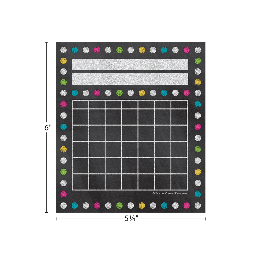 Chalkboard Brights Incentive Pad