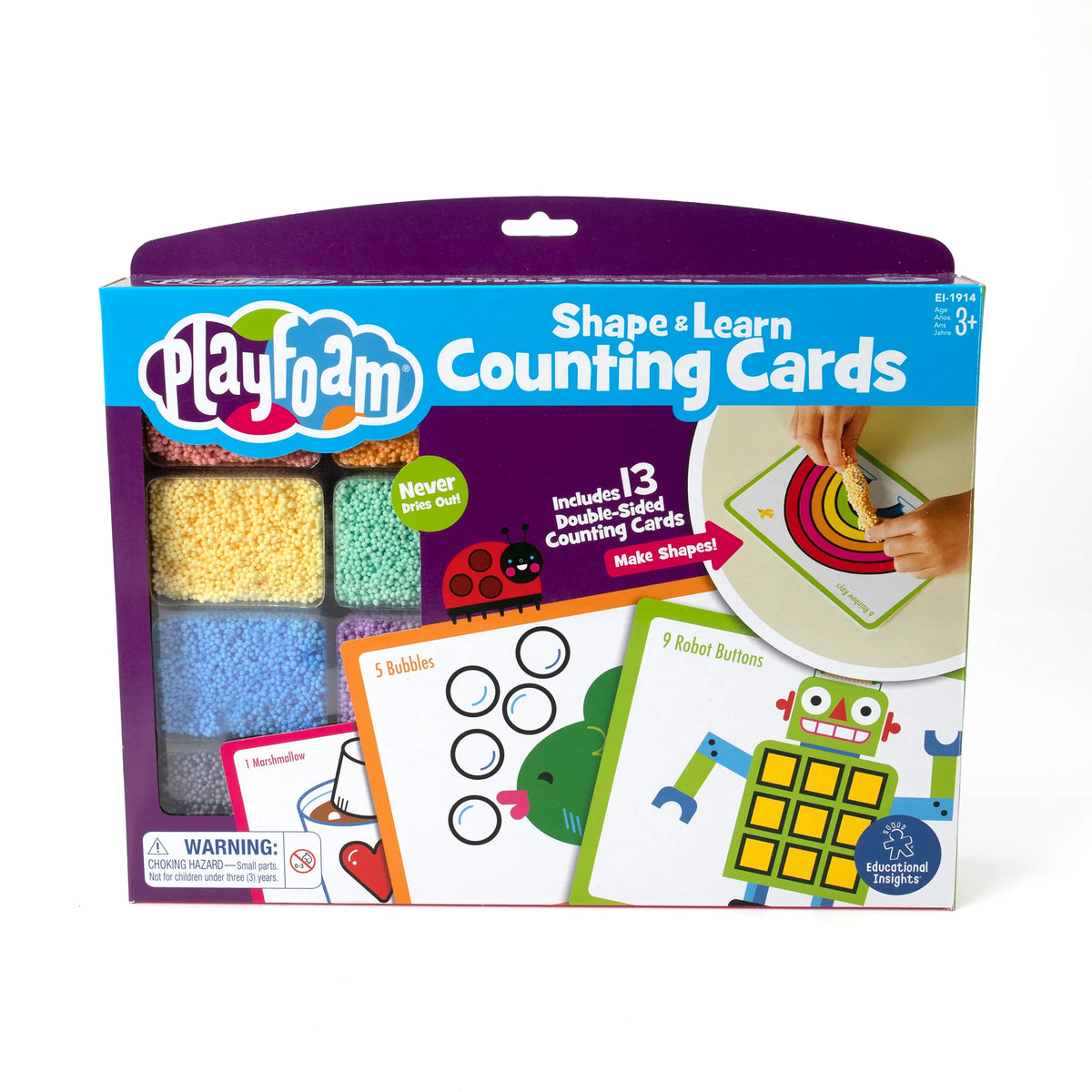Educational Insights Playfoam® Shape & Learn Counting Cards