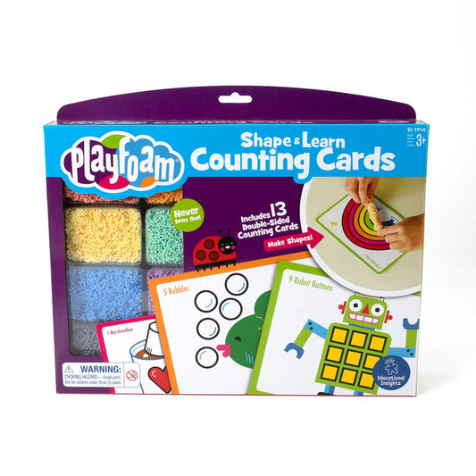Educational Insights Playfoam® Shape & Learn Counting Cards
