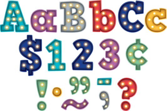 Marquee Bold Block 4" Letters Combo Pack