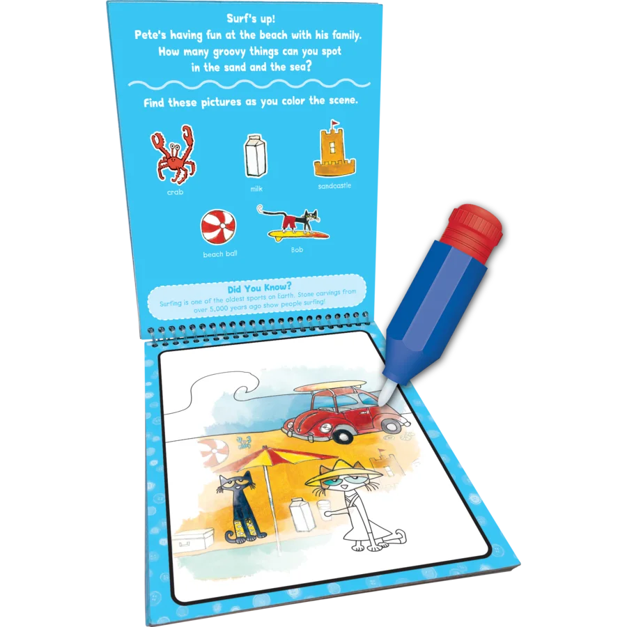 Pete the Cat Water Reveal