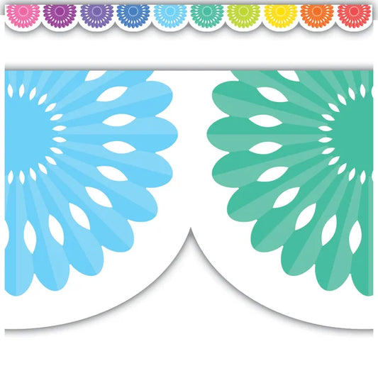 Colorful Fiesta Die-Cut Border Trim