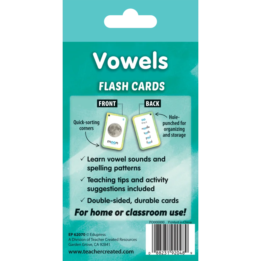 Vowels Flash Cards