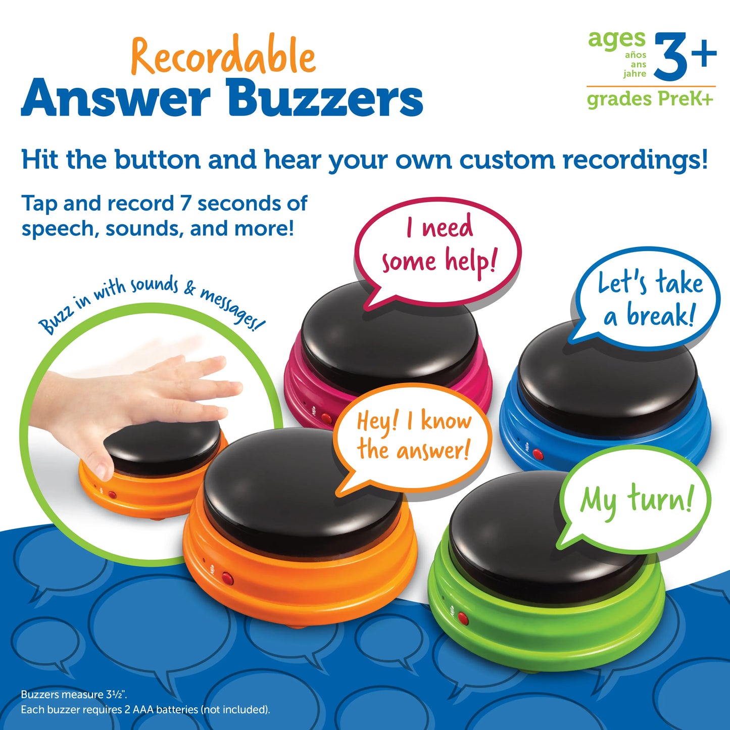 Recordable Answer Buzzers