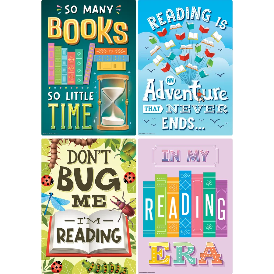 Reading Is Fun Small Poster Pack