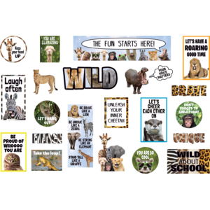 Go Wild Animals Mini Bulletin Board