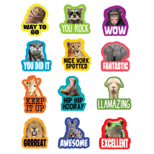 Go Wild Animals Stickers