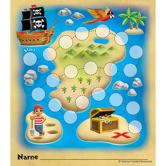 Treasure Hunt Reward Trackers with Stickers