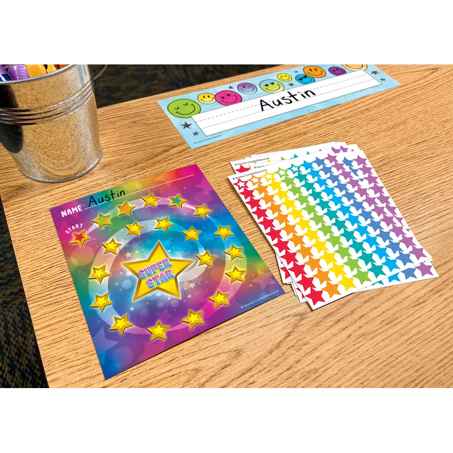Super Star Reward Trackers with Stickers