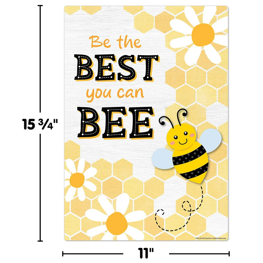 Buzzing Bees Positive Sayings Small Poster Pack - 12 pcs