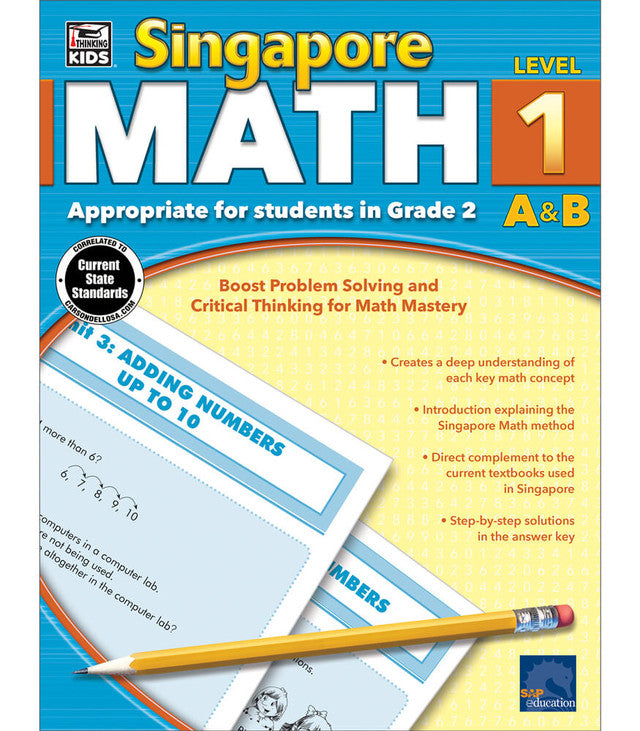 Singapore Math Workbook Grade 2 Paperback