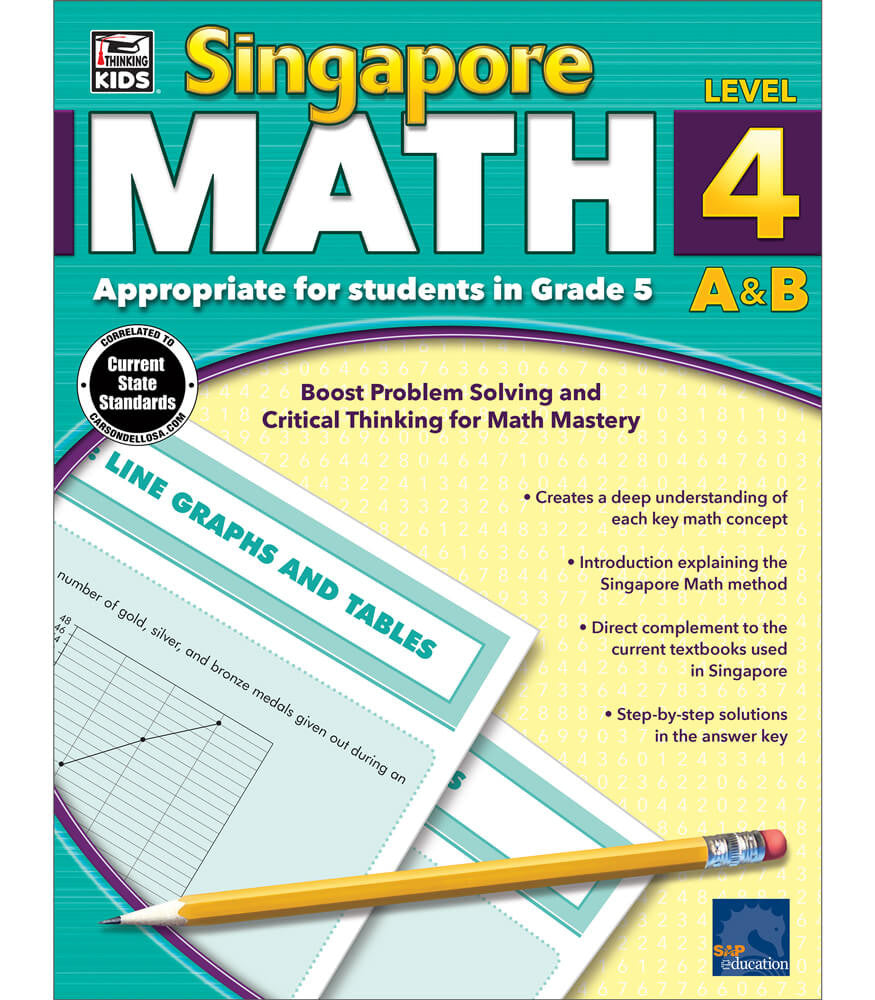 Singapore Math Workbook Grade 5 Paperback