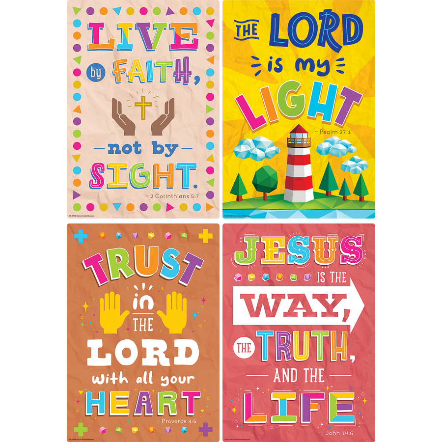 Bible Verses Small Poster Pack