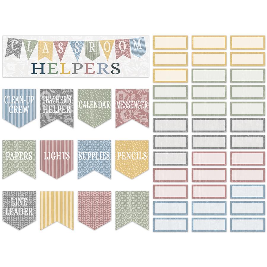 Classroom Cottage Classroom Helpers Mini Bulletin Board