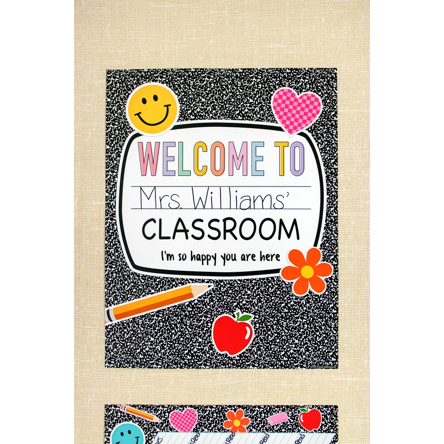 Cool for School Composition Welcome Chart
