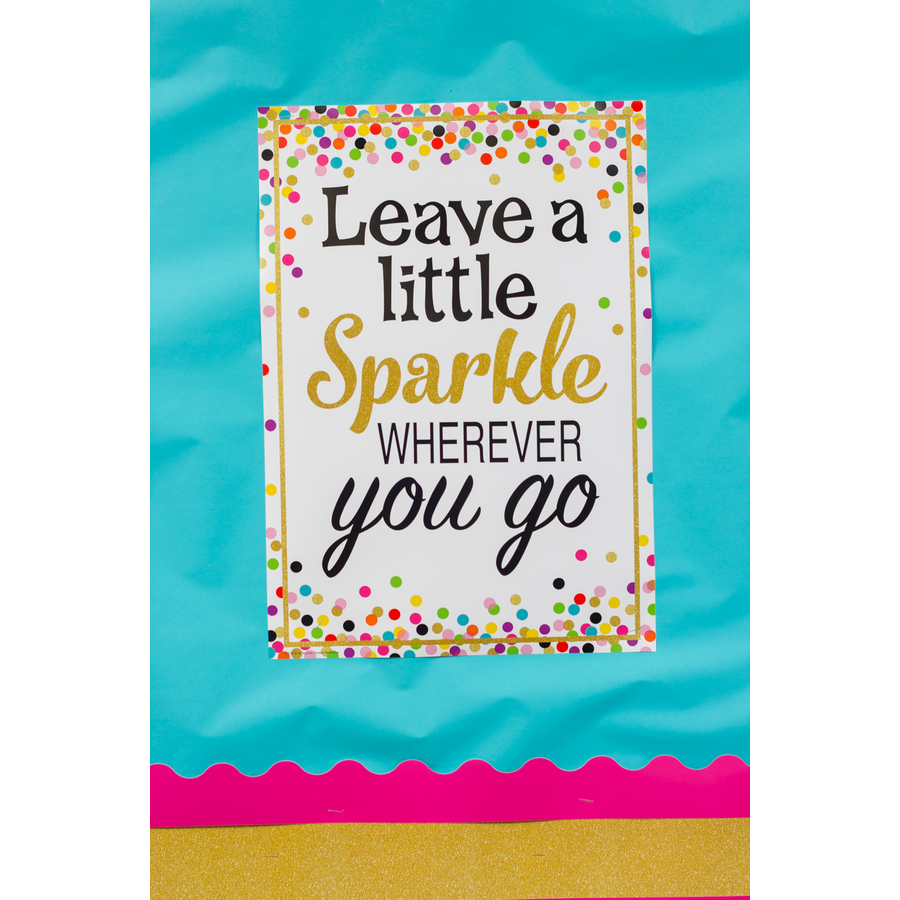 Leave a Little Sparkle Wherever You Go Positive Poster